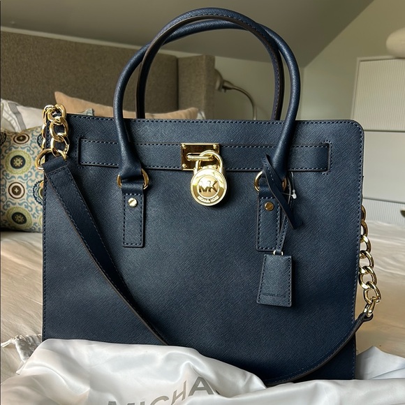 Michael Kors Blue Tote Bag